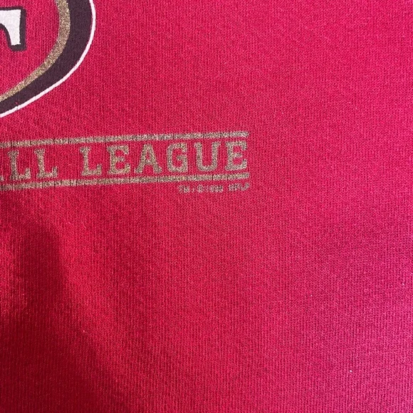 Vintage Lee Sport San Francisco 49ers Crewneck Sweatshirt Made USA XL - Picture 5 of 11